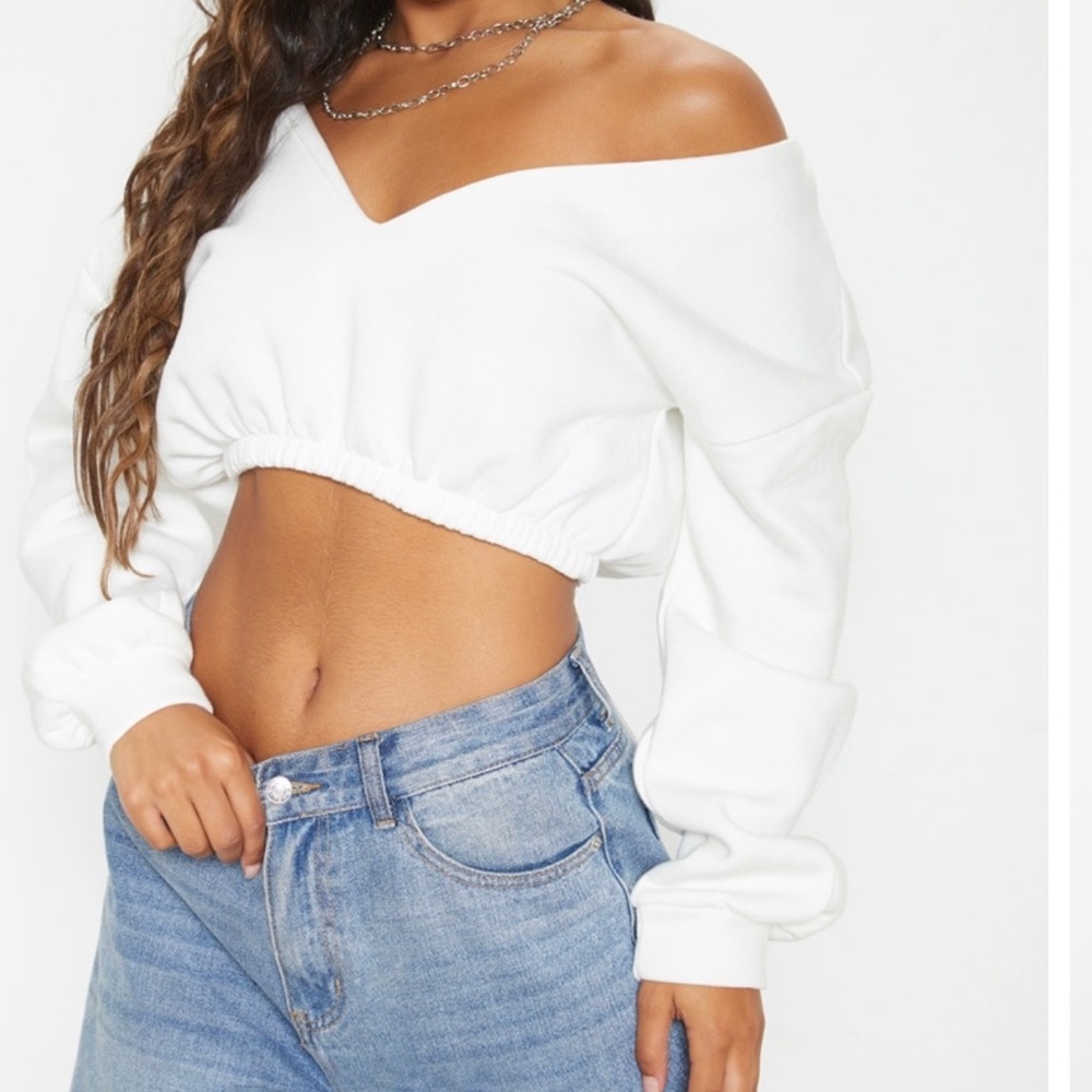 White Crop Top